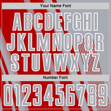 Charger l'image dans la galerie, Custom Gray Red-White Lines Sports Sublimation Soccer Uniform Jersey