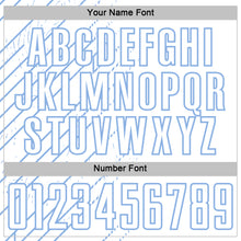 Загрузить изображение в средство просмотра галереи, Custom White Light Blue Lines Sports Sublimation Soccer Uniform Jersey