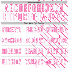 Charger l'image dans la galerie, Custom White Pink Lines Sports Sublimation Soccer Uniform Jersey