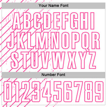 Charger l'image dans la galerie, Custom White Pink Lines Sports Sublimation Soccer Uniform Jersey