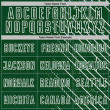 Load image into Gallery viewer, Custom Green White Lines Sports Sublimation Soccer Uniform Jersey