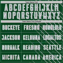 Load image into Gallery viewer, Custom Green Gray-White Lines Sports Sublimation Soccer Uniform Jersey