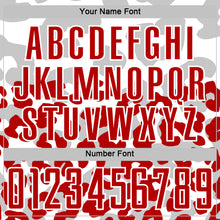 Laden Sie das Bild in den Galerie-Viewer, Custom Red White Animal Leopard Print Sports Sublimation Soccer Uniform Jersey