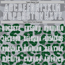 Load image into Gallery viewer, Custom Green Gray-White Animal Leopard Print Sports Sublimation Soccer Uniform Jersey