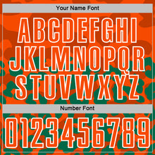 Загрузить изображение в средство просмотра галереи, Custom Kelly Green Orange-White Animal Leopard Print Sports Sublimation Soccer Uniform Jersey