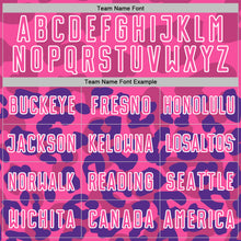 Laden Sie das Bild in den Galerie-Viewer, Custom Purple Pink-White Animal Leopard Print Sports Sublimation Soccer Uniform Jersey