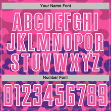 Laden Sie das Bild in den Galerie-Viewer, Custom Purple Pink-White Animal Leopard Print Sports Sublimation Soccer Uniform Jersey