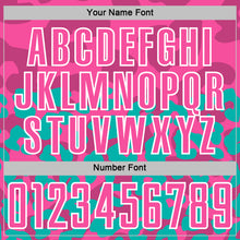 Загрузить изображение в средство просмотра галереи, Custom Aqua Pink-White Animal Leopard Print Sports Sublimation Soccer Uniform Jersey