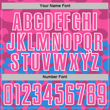 Load image into Gallery viewer, Custom Powder Blue Pink-White Animal Leopard Print Sports Sublimation Soccer Uniform Jersey