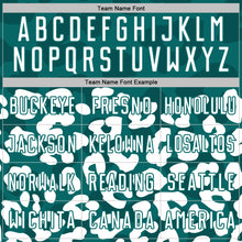 Charger l'image dans la galerie, Custom White Teal Animal Leopard Print Sports Sublimation Soccer Uniform Jersey