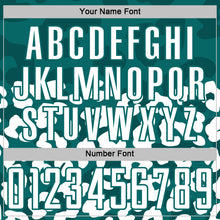 Charger l'image dans la galerie, Custom White Teal Animal Leopard Print Sports Sublimation Soccer Uniform Jersey