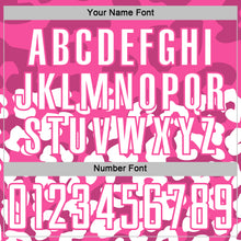 Charger l'image dans la galerie, Custom White Pink Animal Leopard Print Sports Sublimation Soccer Uniform Jersey