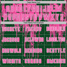 Load image into Gallery viewer, Custom Green Pink-White Dripping Splatte Pattern Sports Sublimation Soccer Uniform Jersey