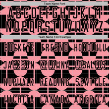 Charger l'image dans la galerie, Custom Black Medium Pink Geometric Shapes Sports Sublimation Soccer Uniform Jersey