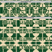 Load image into Gallery viewer, Custom Green Cream Geometric Shapes Sports Sublimation Soccer Uniform Jersey