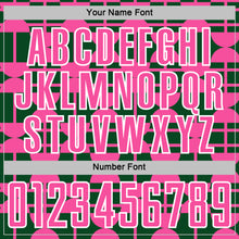 Load image into Gallery viewer, Custom Green Pink-White Geometric Shapes Sports Sublimation Soccer Uniform Jersey