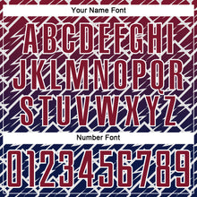 Load image into Gallery viewer, Custom Crimson Navy-White Lightning Sports Sublimation Soccer Uniform Jersey