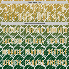 Load image into Gallery viewer, Custom Old Gold Green-White Lightning Sports Sublimation Soccer Uniform Jersey