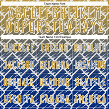 Charger l'image dans la galerie, Custom Old Gold Royal-White Lightning Sports Sublimation Soccer Uniform Jersey