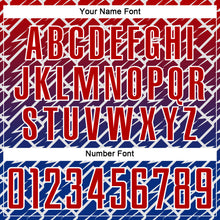 Load image into Gallery viewer, Custom Red Royal-White Lightning Sports Sublimation Soccer Uniform Jersey