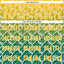 Laden Sie das Bild in den Galerie-Viewer, Custom Gold Kelly Green-White Lightning Sports Sublimation Soccer Uniform Jersey