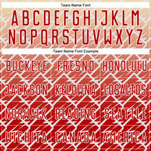 Load image into Gallery viewer, Custom Cream Red-White Lightning Sports Sublimation Soccer Uniform Jersey