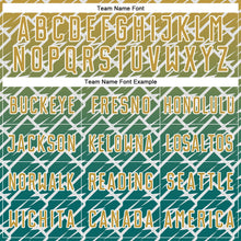 Load image into Gallery viewer, Custom Old Gold Teal-White Lightning Sports Sublimation Soccer Uniform Jersey