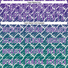 Charger l'image dans la galerie, Custom Purple Teal-White Lightning Sports Sublimation Soccer Uniform Jersey