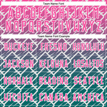 Load image into Gallery viewer, Custom Pink Teal-White Lightning Sports Sublimation Soccer Uniform Jersey