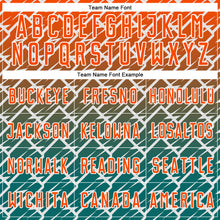 Загрузить изображение в средство просмотра галереи, Custom Orange Teal-White Lightning Sports Sublimation Soccer Uniform Jersey