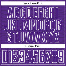 Загрузить изображение в средство просмотра галереи, Custom Purple Black-White Wavy Lines Sports Sublimation Soccer Uniform Jersey