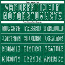 Загрузить изображение в средство просмотра галереи, Custom Kelly Green Black-White Wavy Lines Sports Sublimation Soccer Uniform Jersey