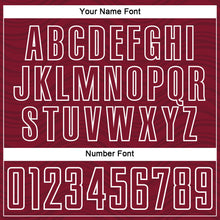 Загрузить изображение в средство просмотра галереи, Custom Crimson Black-White Wavy Lines Sports Sublimation Soccer Uniform Jersey