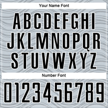 Загрузить изображение в средство просмотра галереи, Custom Silver Black-White Wavy Lines Sports Sublimation Soccer Uniform Jersey