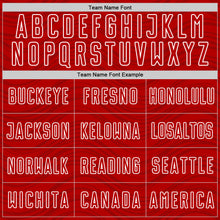 Загрузить изображение в средство просмотра галереи, Custom Red Navy-White Wavy Lines Sports Sublimation Soccer Uniform Jersey