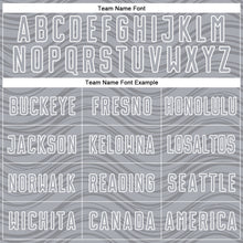 Загрузить изображение в средство просмотра галереи, Custom Gray Kelly Green-White Wavy Lines Sports Sublimation Soccer Uniform Jersey