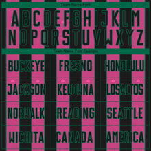 Load image into Gallery viewer, Custom Black Pink-Kelly Green Pinstripe Line Sports Sublimation Soccer Uniform Jersey