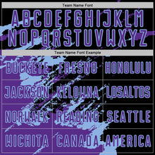 Загрузить изображение в средство просмотра галереи, Custom Black Purple-Light Blue Abstract Fragment Art Splash Sports Sublimation Soccer Uniform Jersey