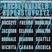 Laden Sie das Bild in den Galerie-Viewer, Custom Black Panther Blue-White Splash Sports Sublimation Soccer Uniform Jersey