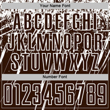 Load image into Gallery viewer, Custom Brown White Splash Sports Sublimation Soccer Uniform Jersey