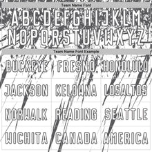 Load image into Gallery viewer, Custom White Steel Gray Splash Sports Sublimation Soccer Uniform Jersey