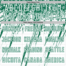 Charger l'image dans la galerie, Custom White Kelly Green Splash Sports Sublimation Soccer Uniform Jersey