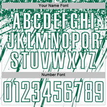 Charger l'image dans la galerie, Custom White Kelly Green Splash Sports Sublimation Soccer Uniform Jersey