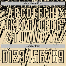 Load image into Gallery viewer, Custom Cream Black Splash Sports Sublimation Soccer Uniform Jersey