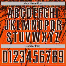 Загрузить изображение в средство просмотра галереи, Custom Orange Brown-White Splash Sports Sublimation Soccer Uniform Jersey