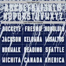 Загрузить изображение в средство просмотра галереи, Custom Navy Silver-White Splash Sports Sublimation Soccer Uniform Jersey