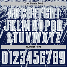 Загрузить изображение в средство просмотра галереи, Custom Navy Silver-White Splash Sports Sublimation Soccer Uniform Jersey