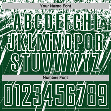 Charger l'image dans la galerie, Custom Green White Splash Sports Sublimation Soccer Uniform Jersey