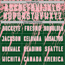 Charger l'image dans la galerie, Custom Green Medium Pink-White Splash Sports Sublimation Soccer Uniform Jersey