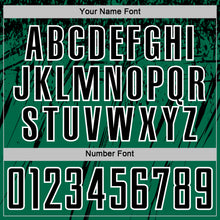 Load image into Gallery viewer, Custom Kelly Green Black-White Splash Sports Sublimation Soccer Uniform Jersey